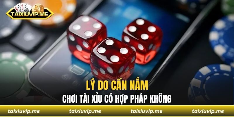 Chơi Tài Xỉu Có Hợp Pháp Không Trong Thời Buổi Hiện Đại Lý do cần nắm chơi tài xỉu có hợp pháp không